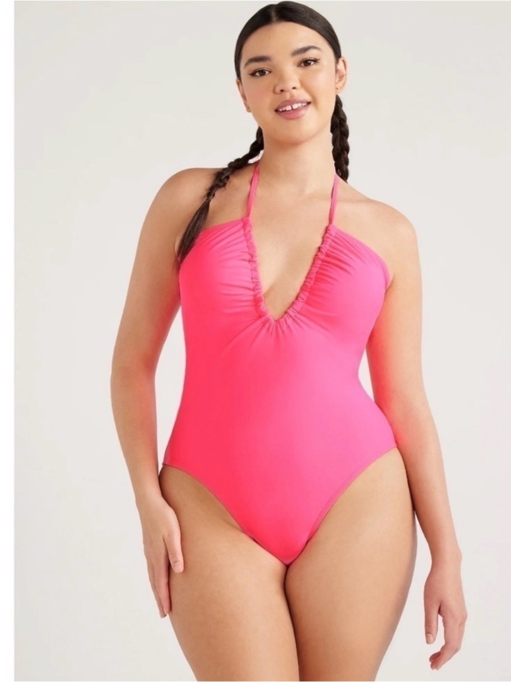 Hot pink one piece